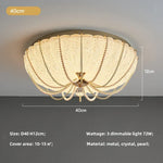 Crystal Dimmable LED Ceiling Light for Modern Bedroom Decor