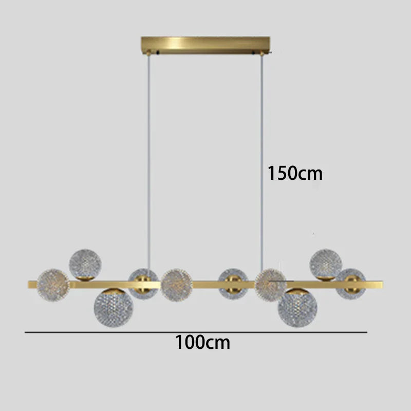 Modern Pendant Chandeliers for Dining Room Ceiling Lighting