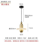 Nordic Marble Single Head Chandelier Luxury Lamps for Modern Restaurant & Bar