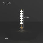 White Balls Floor Lamp: Modern Living Room Decoration & Mood Light