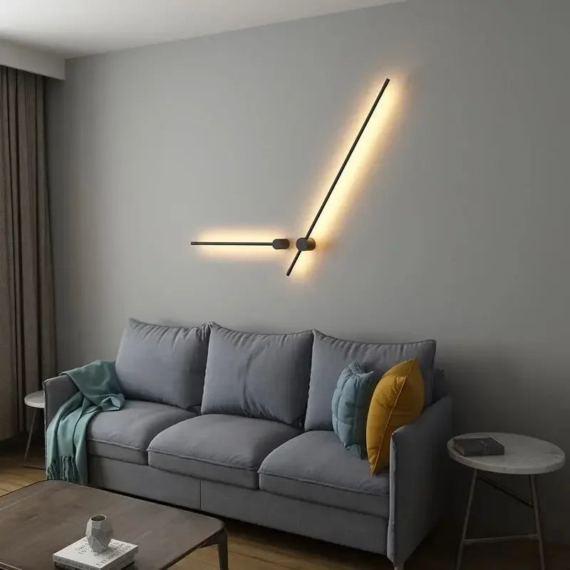 LED Strip Wall Lamp for Creative Staircase Aisle Background Wall Lighting