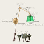 Glass LED Wall Lamp for Living Room Bedroom Mirror Bathroom - Nordic Minimalism