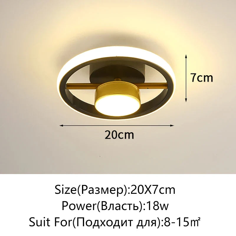 LED Surface Mounted Aisle Ceiling Lights for Home Lighting