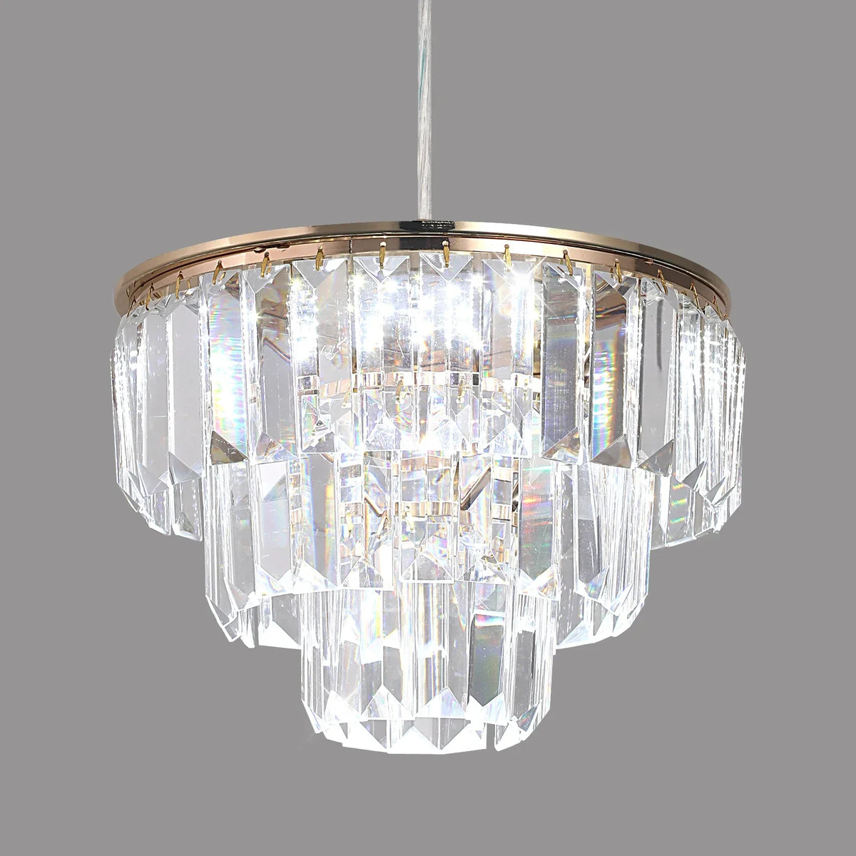 Luxury Crystal Chandelier Pendant Light for Home Decor Fixture