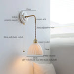 Afralia™ Nordic LED Wall Lamp 70CM Adjustable Bedroom Living Room Interior Light