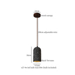 Wabi Sabi LED Pendant Lights Fixture Terrazzo Hanging Lamp Lighting