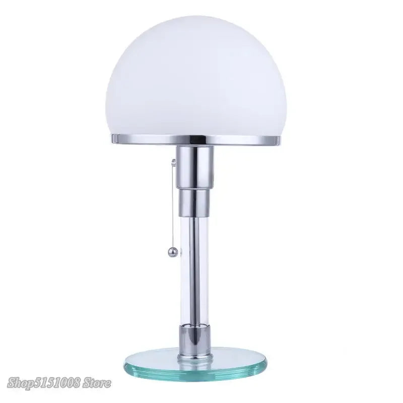 Nordic Glass Lampshade Desk Lamp for Bedroom Living Room Decor