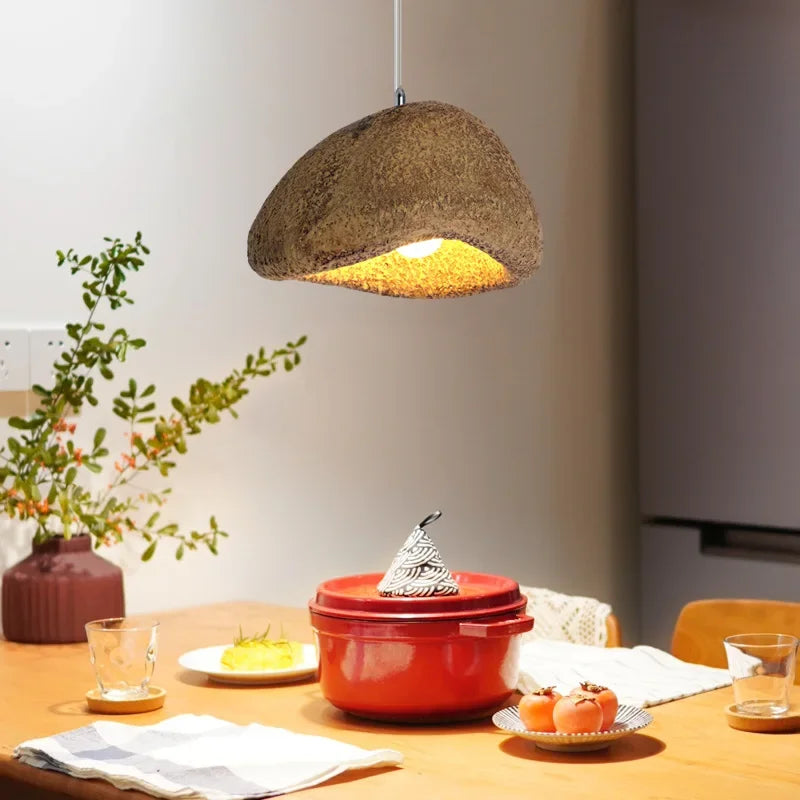 Minimalist Resin Pendant Light: Modern Nordic Chandelier for Restaurant and Bar Counter