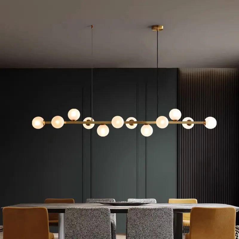 LED Pendant Chandeliers for Modern Living and Dining Room Lighting