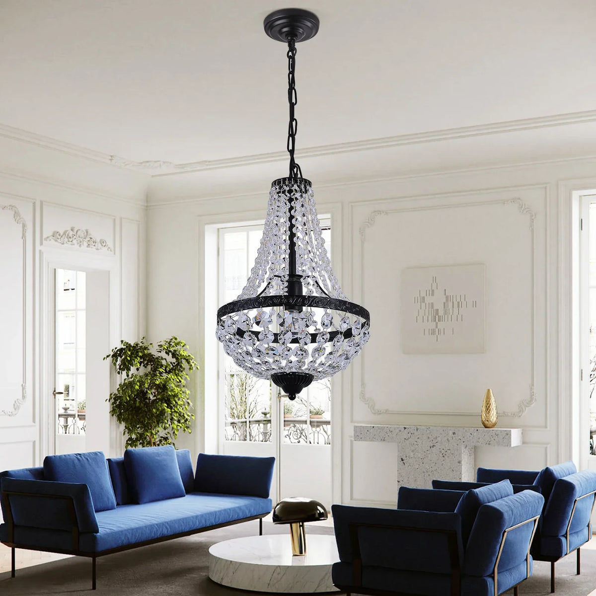 Luxury Crystal Pendant Chandelier for Modern Living Dining Room Hotel Decor
