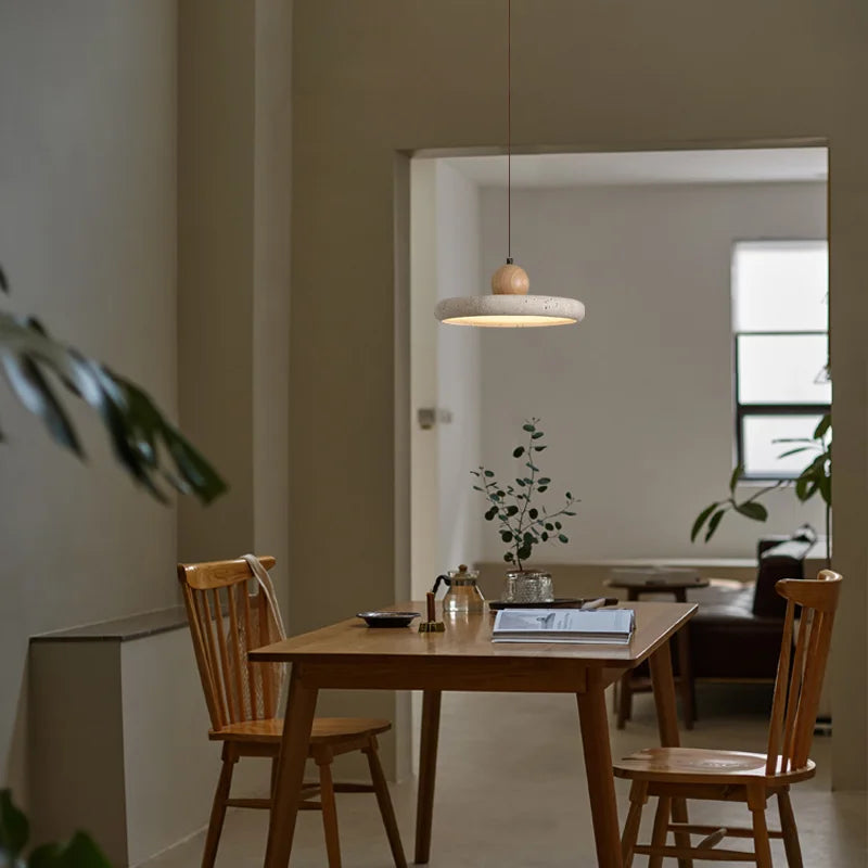 Natural Travertine Kitchen Pendant Light Fixture