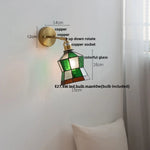 Butterfly Glass Wall Light: Up Down Rotate LED Fixture for Bedroom Living Room
