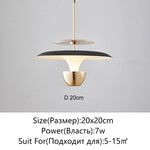 Saucer LED Pendant Lamp for Home Decor and Dining, Designer UFO Light