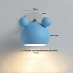 Wood Iron LED Wall Lights with Pull Chain Switch for Modern Living Spaces