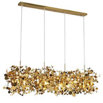 Scandinavia Leaf Chandelier Pendant Lamp Kitchen Living Room Decor Lighting