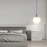 Nordic Chrome Globe Pendant Lights - Modern LED Indoor Light