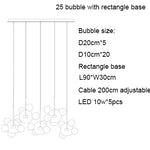 Nordic Mickey LED Glass Ball Pendant Light for Home Decor and Kitchen Lighting