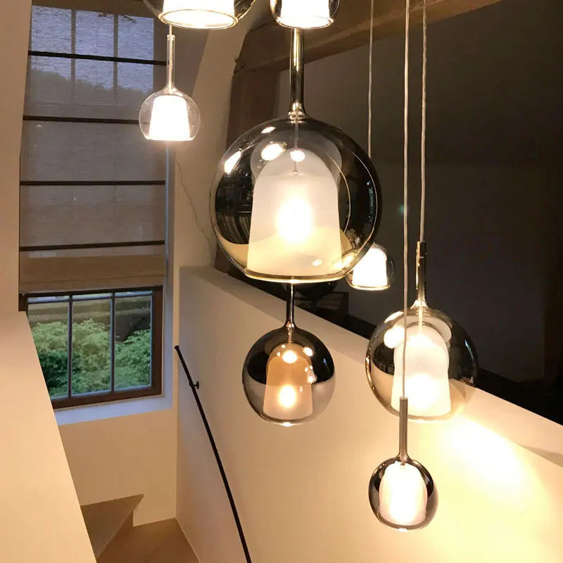 Designer Glass Chandelier Pendant Light for Dining Room Kitchen Loft Home Decor