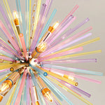 Dandelion Pendant Lamp: Vibrant Kids' Chandelier Lighting for Modern, Colorful Rooms