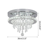 K9 Crystal LED Chandelier Luxe Smart Ceiling Lamp Pendant Light