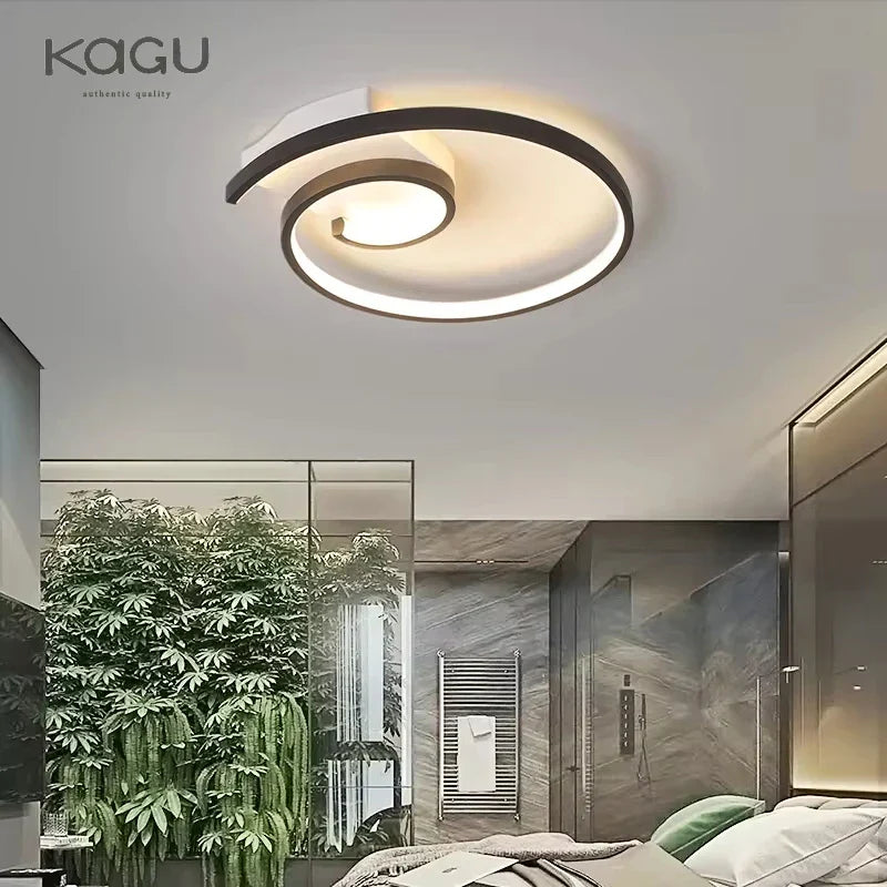 Modern Nordic Art LED Ceiling Lamp for Bedroom & Study