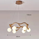 Modern LED Pendant Chandeliers for Indoor Living and Dining Room Lighting