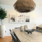 Rattan Wabi Sabi LED Chandelier for Home Decor Lighting