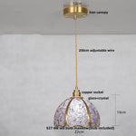 Crystal Glass LED Pendant Light Fixture for Kitchen Dining Room Bar Luxury Art Decor