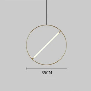 LED Metal Pendant Light for Dining Room & Bedroom