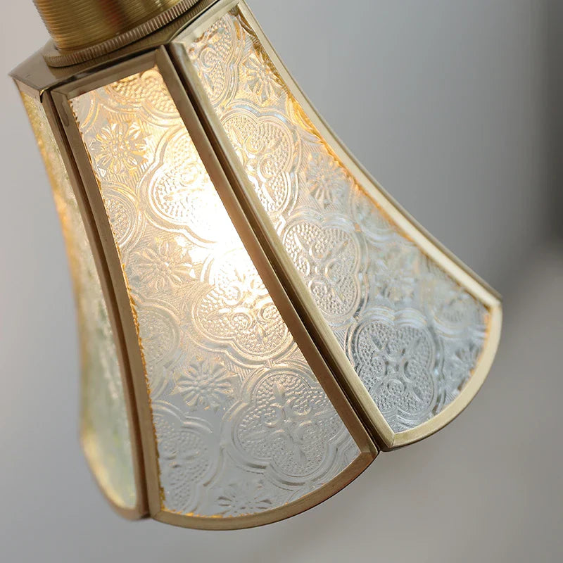 Glass Wall Light Sconce Modern Nordic Bedside Lamp Aisle Hallway Balcony Lighting