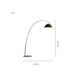 Modern Black Floor Lamp for Living Room & Bedroom Lighting