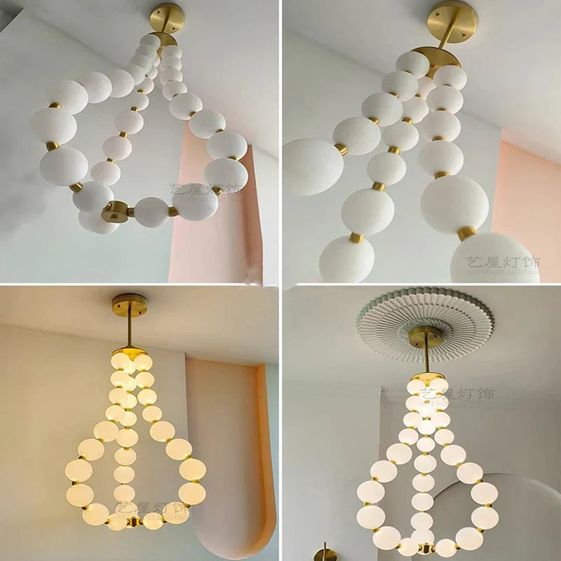 Nordic Home Stair Chandelier Living Dining Pendant Ceiling Indoor Lighting