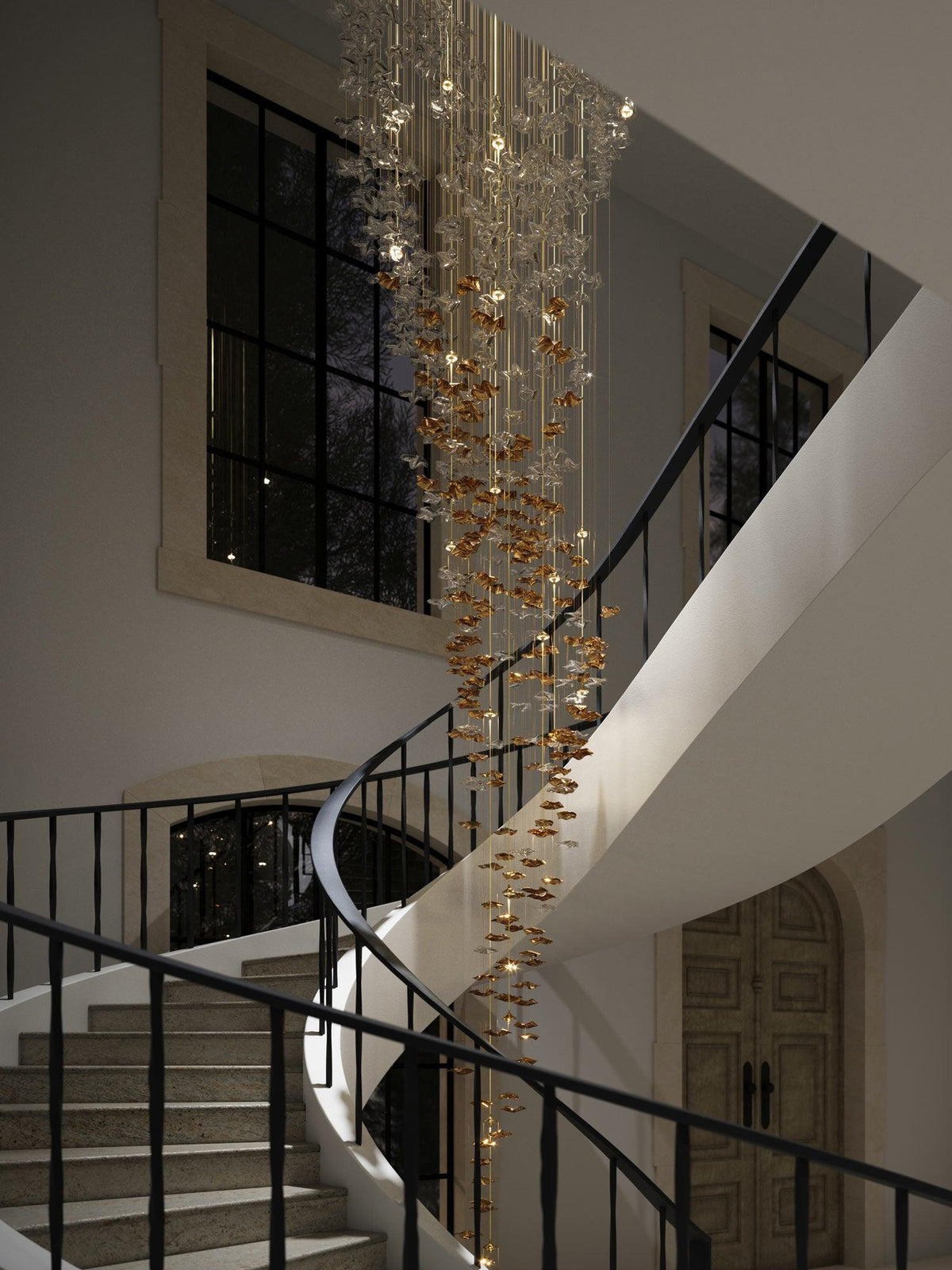 DIY Sand Sea Chandelier