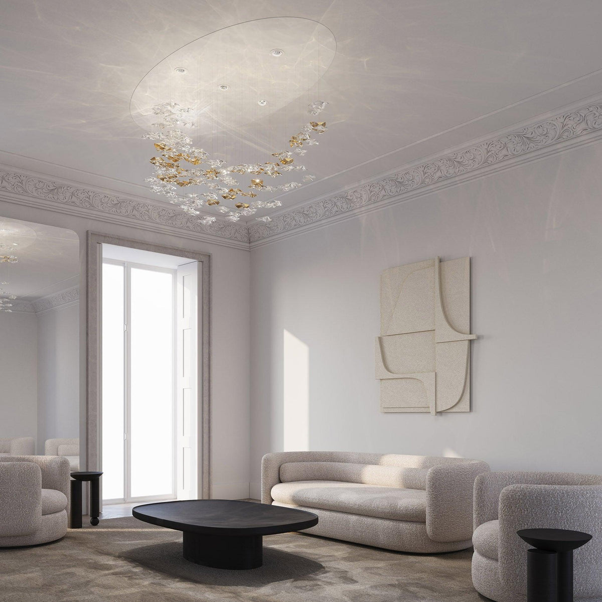 DIY Sand Sea Chandelier