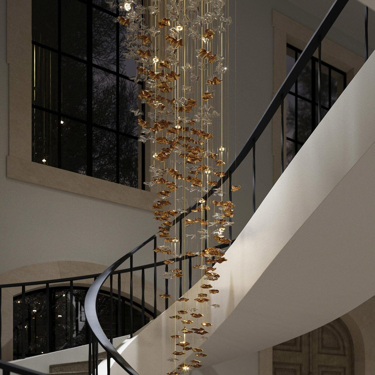 DIY Sand Sea Chandelier