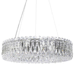 Sarella Pendant, 3-Light, Antique Silver, Clear Swarovski Crystal, 5"W (RS8341N-48S 1HZXH4)
