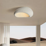 Wabi Sabi LED Ceiling Light White Gray Chandelier for Living Dining Bedroom