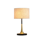 Fabric Desk Lamp: Minimalist American Style for Study & Bedroom