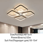 LED Ceiling Lights: Modern, Stylish, Minimalist Black for Living Room and Restaurant