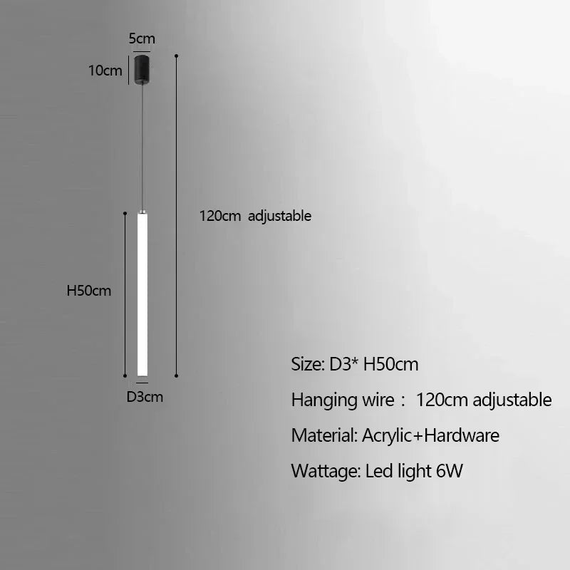Modern Luxury LED Stair Pendant Chandelier Light for Villa