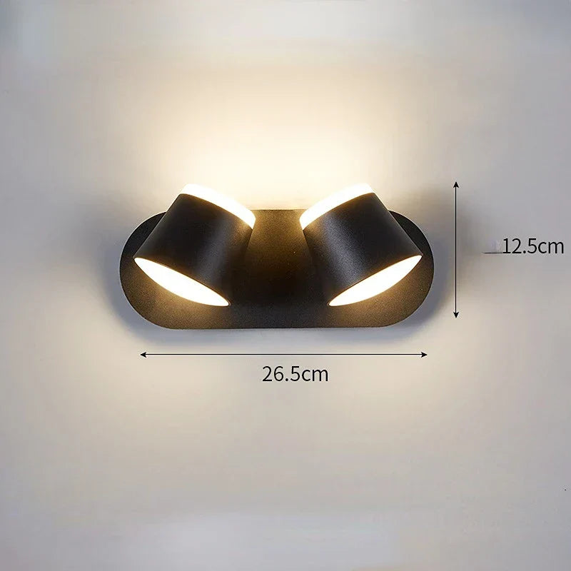 Nordic LED Wall Lamp for Bedroom Study Living Room Indoor Sconce Lighting