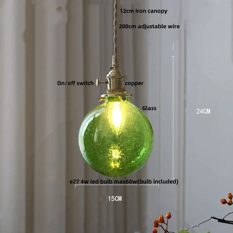 White Globe Glass LED Pendant Light Fixture with Walnut Wood, Adjustable, Nordic Modern Style