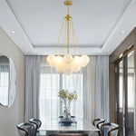 Scandinavian Bubble Glass Chandelier Pendant Light E27 Bulb