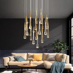 LED Crystal Chandelier for Home Decor & Lighting - Modern & Elegant Ceiling Light