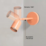 Adjustable GU10 LED Wall Sconce Modern Wall Light for Living Room & Bedroom