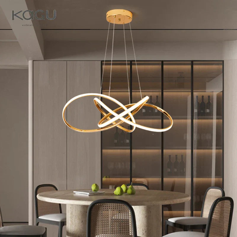 Modern Dimmable LED Chandelier Pendant Light for Home Decor