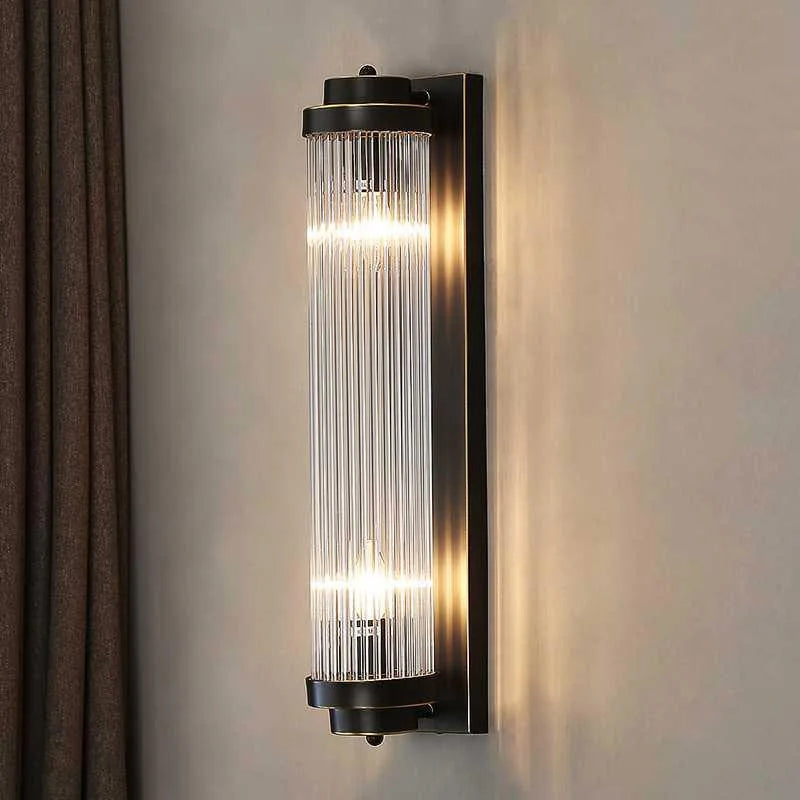 Crystal Wall Lamp: Modern LED Indoor Lighting for Luxury Living Room, Bedroom, and Aisle