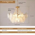 Cream Wind Crystal Chandelier - Elegant French Design for Luxury Living Spaces