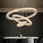 Crystal Pendant Chandeliers Modern Nordic Style Dining Room Living Room Lighting