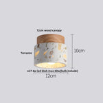 Wabi Sabi LED Ceiling Lights for Corridor, Stair, Restaurant, Terrazzo, Marble Stone & Wood